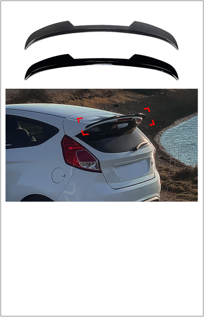 Posteriore-ala-spoiler-for-Ford-Fiesta-st-line-MK6-2008-2017-mobile