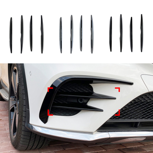 AMP-Z Ailerons de pare-chocs avant Canards pour Mercedes Benz GL C Class X253 C253 2016-2019