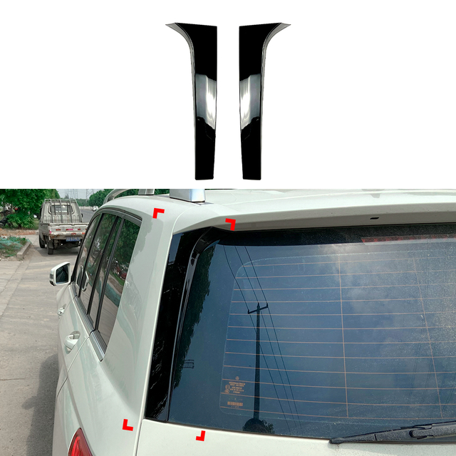 AMP-Z Aileron lat&eacute;ral de toit arri&egrave;re pour Mercedes Benz Classe GLK W253 2008-2015