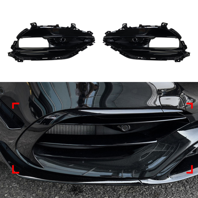 AMP-Z Grille Grille Grille Grille لـ Mercedes Benz A Class W176 Facelit 2016-2018