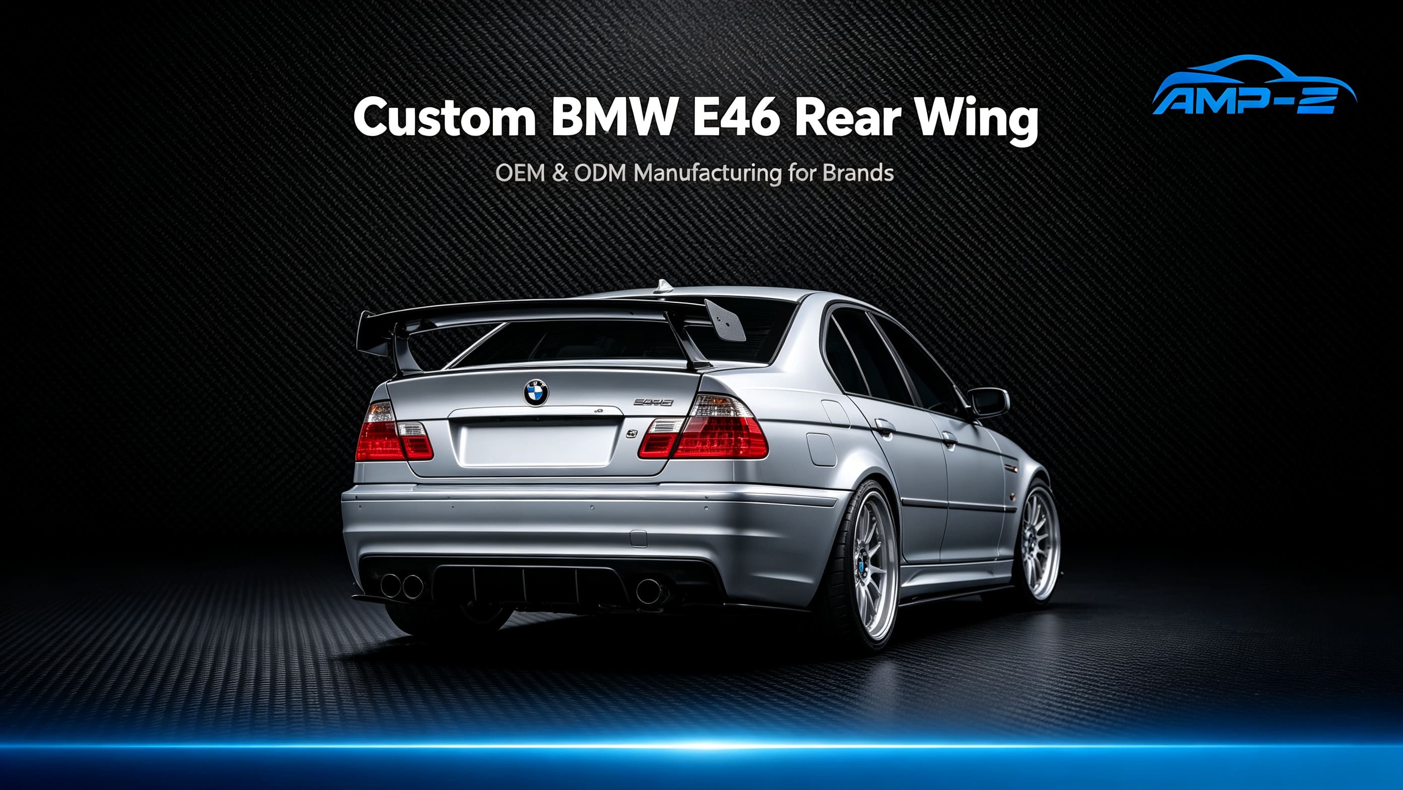 Aangepaste BMW E46 achtervleugel – OEM- en ODM-productie voor Brands.jpg